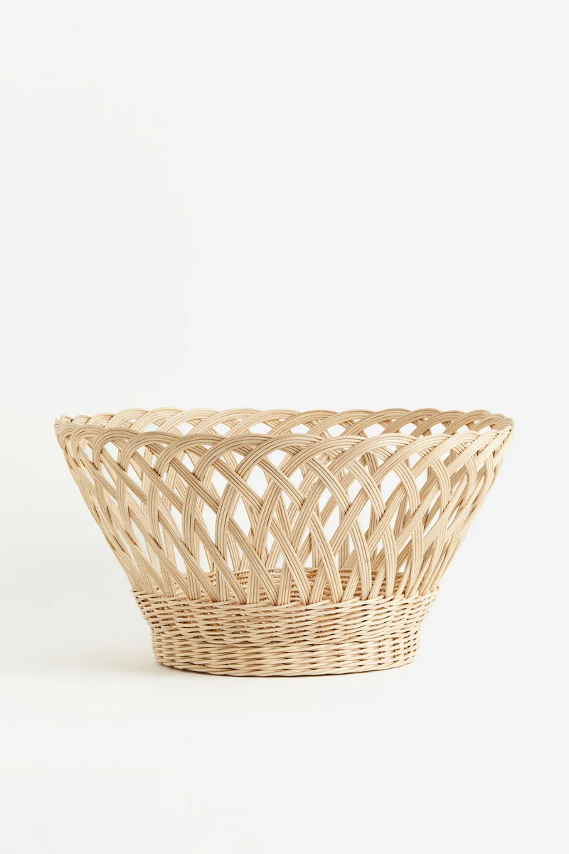 اتش اند ام سلة تخزين كبيرة من الخيزران الهندي