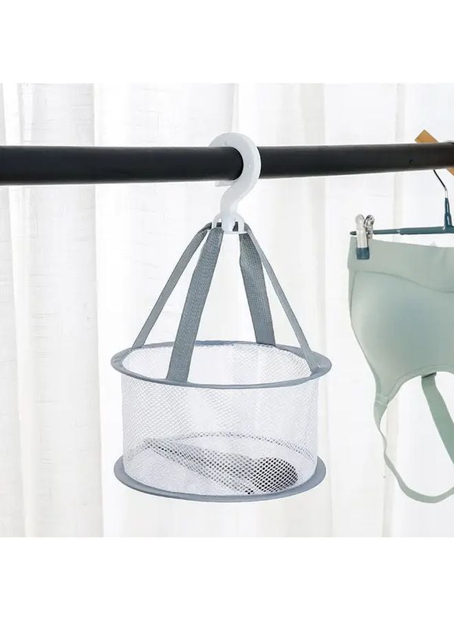 Grey Beauty Egg Drying Mesh Bag Breathable Anti Mold Makeup Brush Puff Rack - Image 3