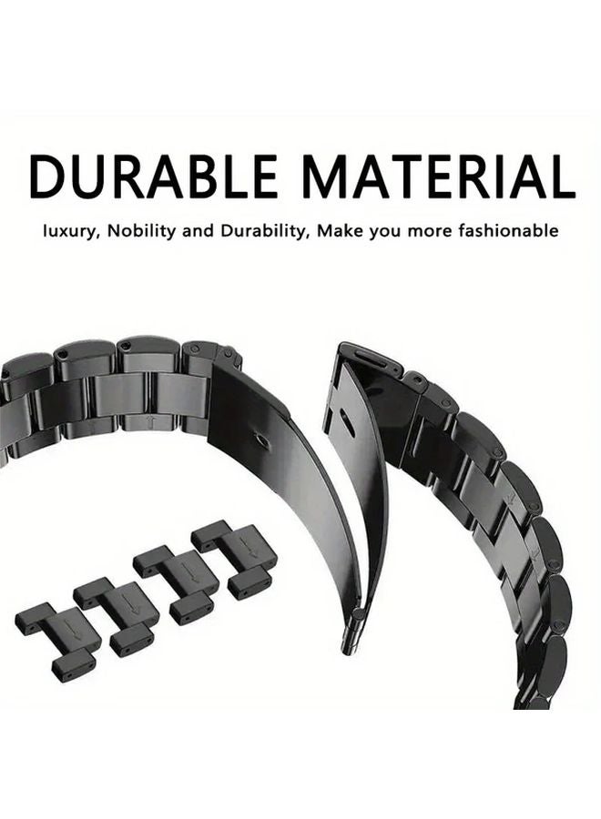 Rose Golden Metal Mesh Strap For Huawei Watch Fit 4 Pro Replacement Band - Image 5