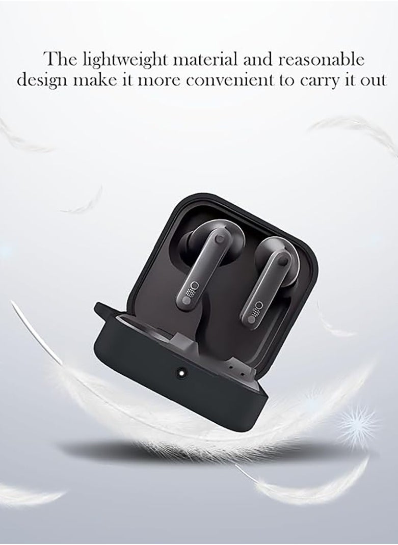 Generic - Silicone Protective  Case Cover for CMF  Nothing Buds Pro2 with Keychain  (Black) - Image 1