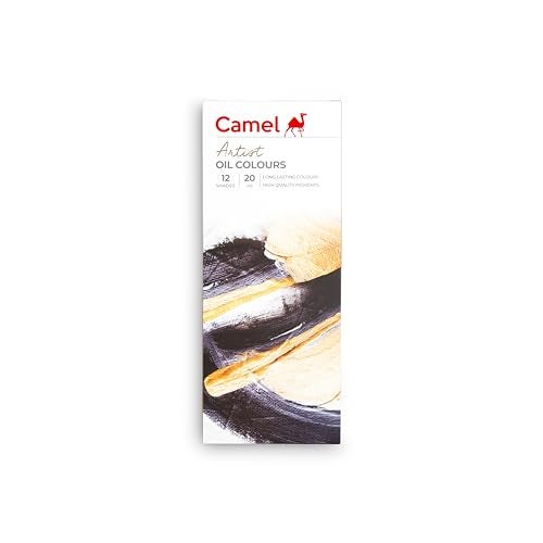 Camel Artist's Oil Color Box - 20ml Tubes, 12 Shades - Image 1