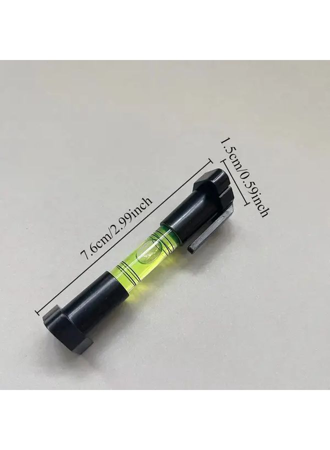 Compact Black Split Hanging Line Level 76mm Durable ABS Industrial Precision Measuring Tool - Image 2