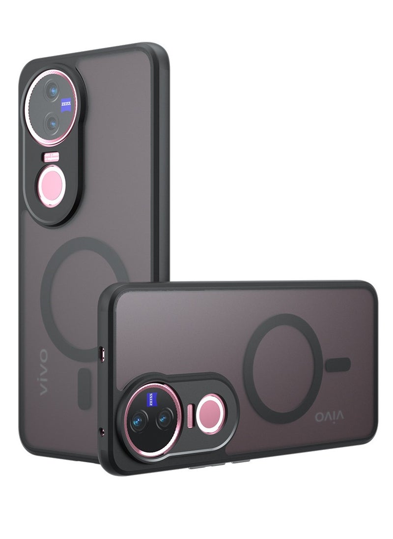General Case for Vivo V50 5G, Magnetic Phone Case, Supports Car Mount and Wireless Charging, Anti-Fingerprint Matte Case  - Image 1