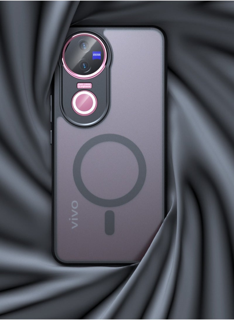 General Case for Vivo V50 5G, Magnetic Phone Case, Supports Car Mount and Wireless Charging, Anti-Fingerprint Matte Case  - Image 3