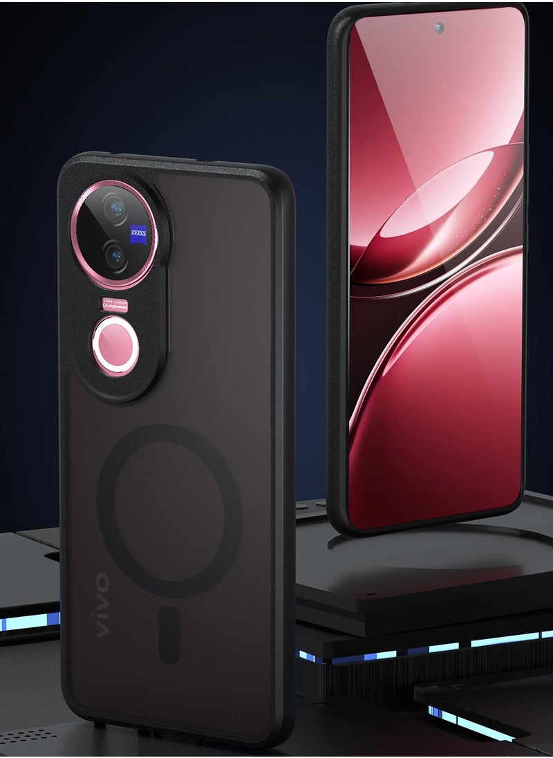 General Case for Vivo V50 5G, Magnetic Phone Case, Supports Car Mount and Wireless Charging, Anti-Fingerprint Matte Case  - Image 4