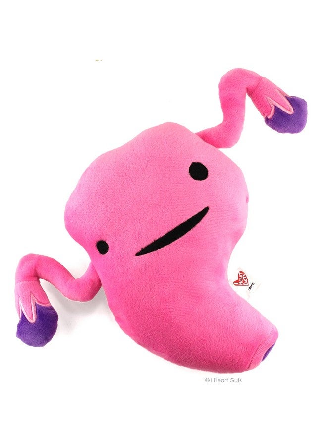 I Heart Guts Uterus Plush Get A Womb Soft & Cuddly Plush Uterus Pillow Educational Stuffed Animals For Gynecology Residents Obstetricians Med Students Endometriosis Gifts - Image 1