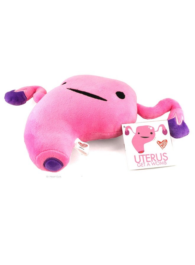 I Heart Guts Uterus Plush Get A Womb Soft & Cuddly Plush Uterus Pillow Educational Stuffed Animals For Gynecology Residents Obstetricians Med Students Endometriosis Gifts - Image 5