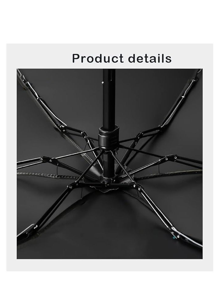 Generic Mini Travel Umbrella,  Ultra-Light 6 Fold Umbrella, Anti-Uv  Rain Folding, Sunscreen Pocket Umbrella,  Folding Pocket Umbrella for Handbags  - Image 2