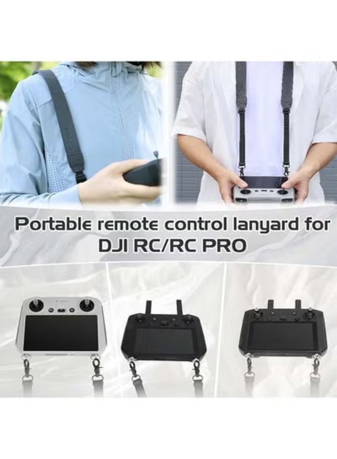 Sunnylife Controller Lanyard for DJI RC/DJI RC 2 / DJI RC Pro Controller, Leather Lanyard Neck Strap for DJI Mini 4 Pro/Mini 3 Pro/Mini 3 / Mavic 3 / Air 3 Accessories, Adjustable  Length - Image 2