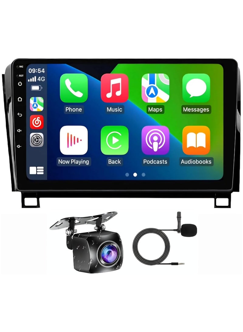 Vierex Android Screen Radio for Toyota Sequoia Tundra 2006–2013 | 4GB RAM 32GB ROM | Built-in CarPlay & Android Auto | GPS Navigation | Fast Interface - Image 1