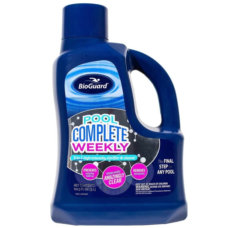 BioGuard Pool Complete Weekly 3L, 3-in-1 High-Intensity Clarifier & Cleaner, Prevents Waterline Buildup, Removes Phosphates, Keeps Water Clear - Image 5