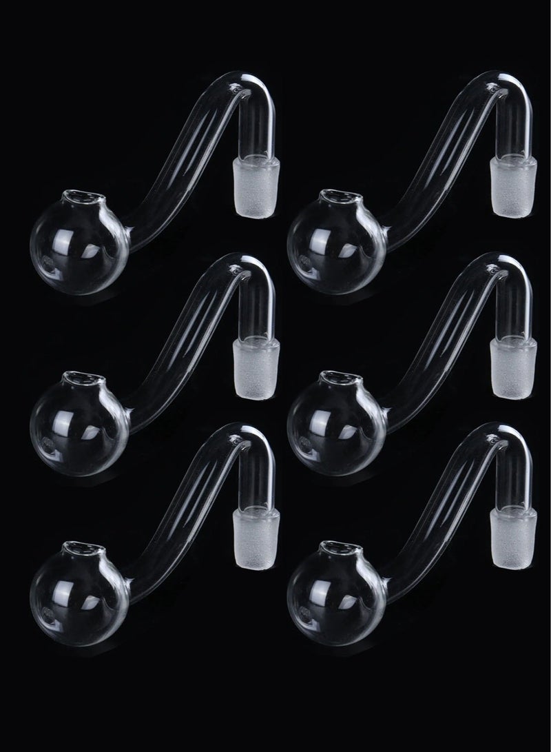 6 Piece 14mm Clear Glass Fountain Inflow Pipe Aquarium Filter Tubing For Aquarium Planted Fish Tank 