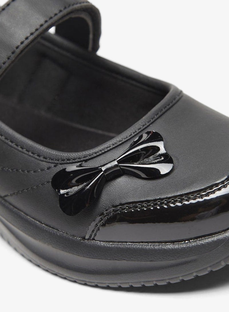 داش حذاء ماري جين مدرسى بفيونكة وإغلاق بشريط لاصق - Image 5