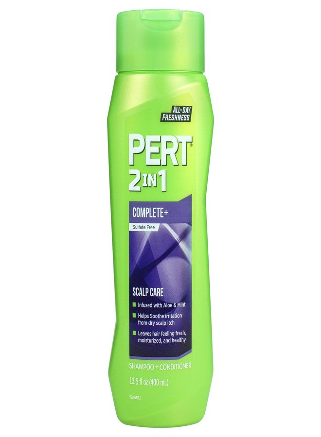 Pert 2 in 1 Complete Plus Scalp Care Shampoo and Conditioner - Itchy Scalp Treatment - Sulfate Free Shampoo and Conditioner for Healthy Hair - 13.5 oz - Image 1
