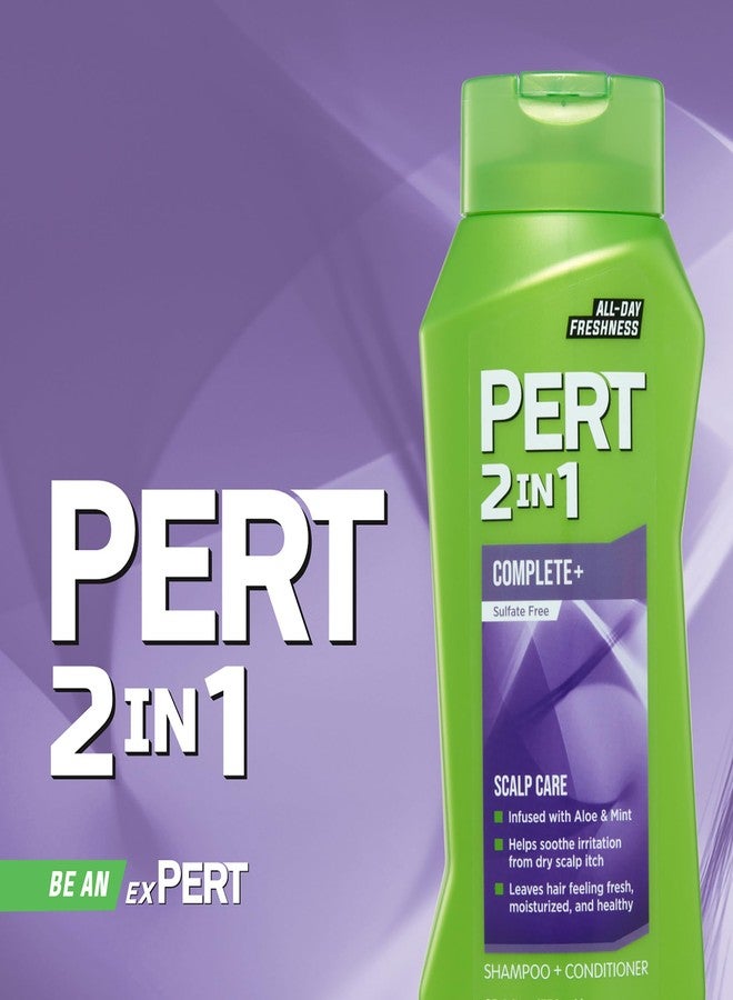 Pert 2 in 1 Complete Plus Scalp Care Shampoo and Conditioner - Itchy Scalp Treatment - Sulfate Free Shampoo and Conditioner for Healthy Hair - 13.5 oz - Image 5