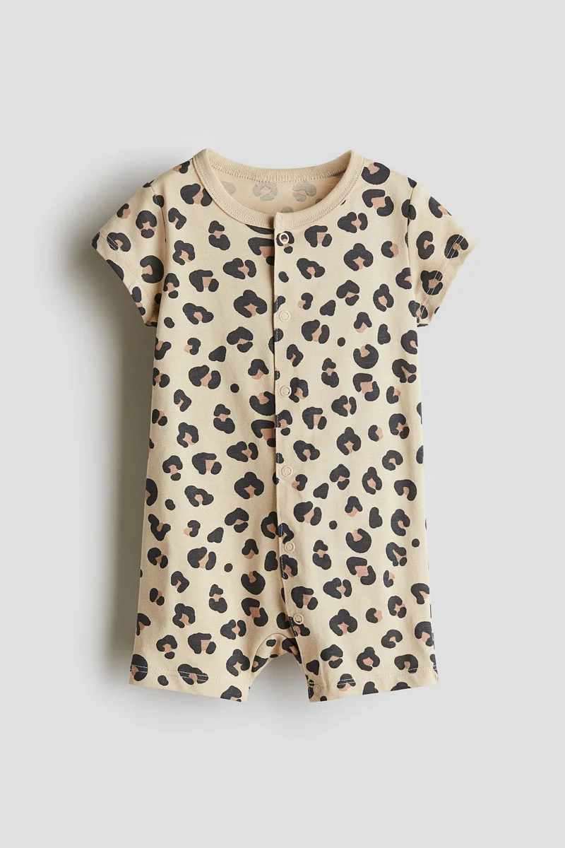 اتش اند ام Patterned all-in-one pyjamas