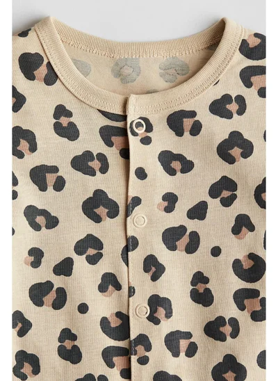 اتش اند ام Patterned all-in-one pyjamas