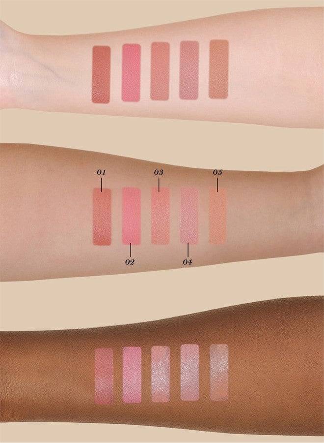 Flower Knows بلوش كريم الملاك الصغير من فلاور نوز، بلوش مكياج قابل للبناء والدمج للخدين، ناعم وطويل الأمد، لون وردي رمادي غامق لجميع درجات البشرة (04 رماد الورد، 6 جرام) - Image 3