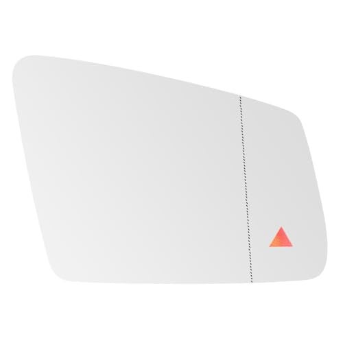 Senzeal Passenger Side Heated Mirror Glass with Blind Spot Detection BLIS for MercedesBenz A B C E S Class W212 W204 W221 CLA GLA GLK No Auto DimmingRight Side
