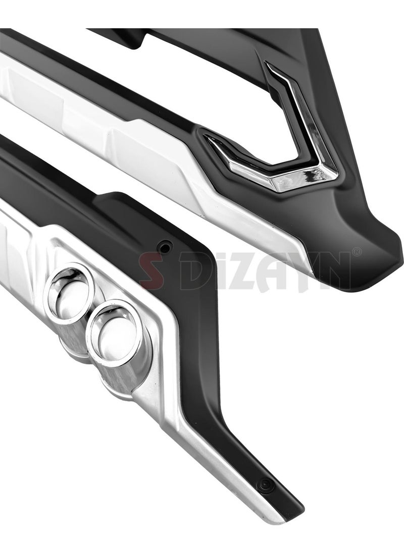 S-Dizayn - Toyota Corolla Cross Front and Rear Bumper Protection Diffuser Set 2022 Onwards A+ Quality - Image 1
