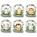 Justforjoyful 60Pcs Jungle Safari Plates Party Supplies Zoo Animal Paper Plates Safari Tableware Party Decorations for Birthday Baby Shower Woodland Animals Print Dinnerware Party Favors for 60 Guest - Image 3