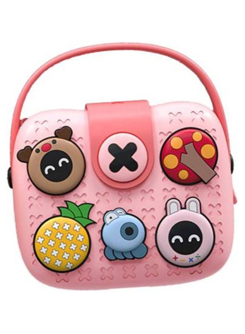 PICOCICI Little Surprise Box Rosy Pink Fashion Mini Trinket Purse with Handle and Sling Strap.  - Image 2