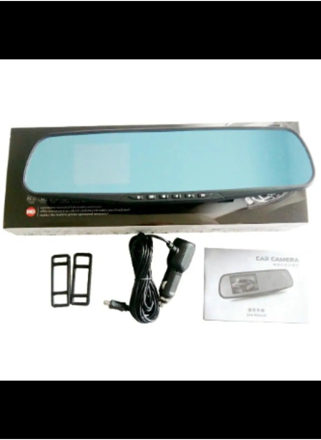 Generic - LCD Screen 4.3'' Dual Lens Car DVR Camera dual mirror Dash Rear View Mirror Camera FHD 1080P Vehicle Camcorder Video Recorder - Image 1
