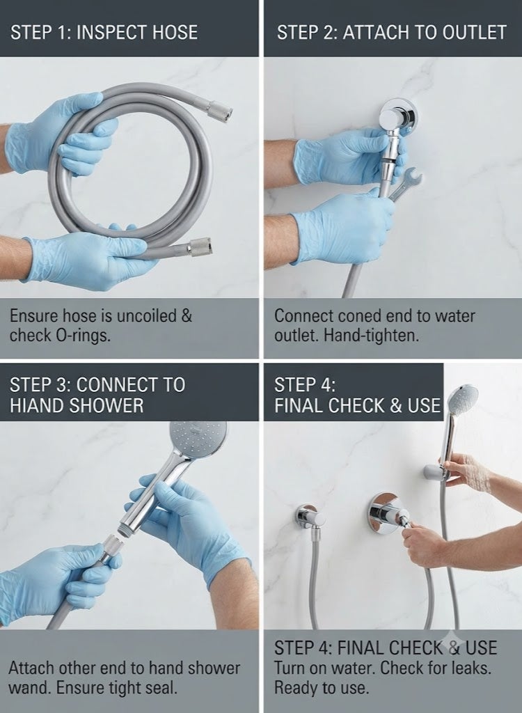 Grohe Relexaflex Shower Hose 1250, 28150001 - Image 2
