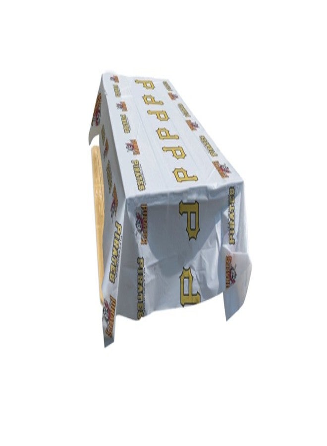 MLB Pittsburgh Pirates Vinyl Table Cover, One Size, Team Colors
