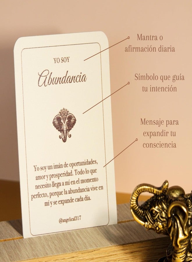 Cartas de Afirmación Angelical Yo Soy - 31 Cartas de Motivación، Autoayuda y Mindset en Español - Kit de Regalo Espiritual con Bolsa de Lienzo Artesanal - Luz para tu Alma - Image 4