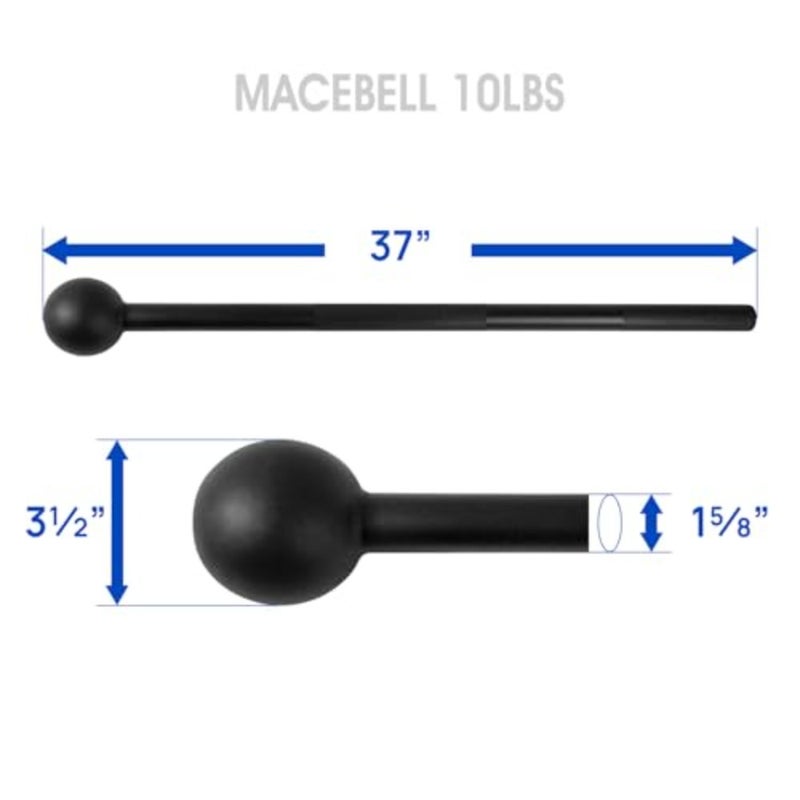Steel Mace Bell for Strength Training, Shoulder, Grips and Forearms Workouts - Image 2