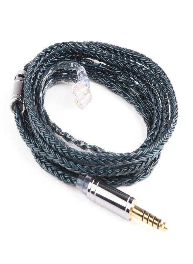 Linsoul Tripowin Zonie IEM Cable, 16 Core Silver Plated Earphone Upgraded Cords, 1.25m SPC in Ear Monitor Cable for KZ ZS10 PRO 2 AS10 PRO Tangzu Wan’er SIMGOT EM6L(Recessed 2pin, 4.4mm)(Moss) - Image 1