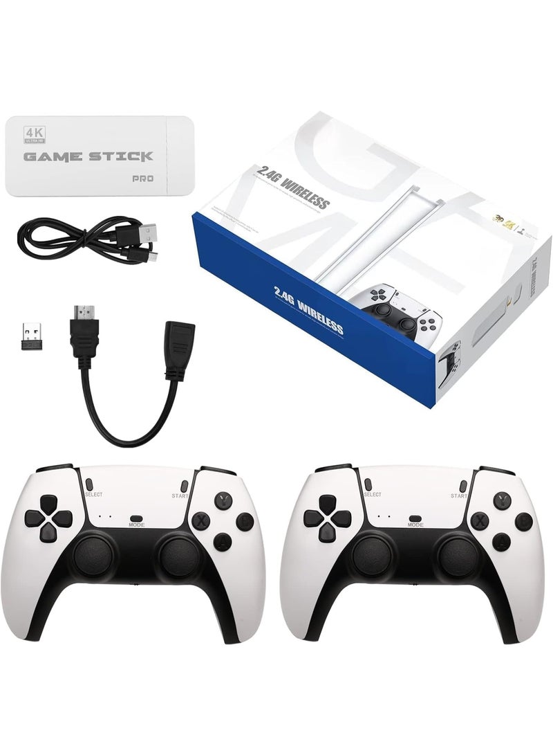 Retro Game Console with Game Stick – Plug & Play 1080p HD Video Game System for TV, 2.4G Wireless Controllers, Built-in Classic Games for 2 Players, HDMI Output Arcade Gaming Set for Kids & Adults - Image 1