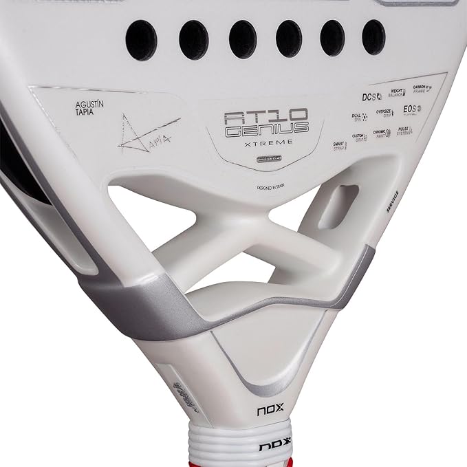 NOX AT10 Genius Attack 12K Alum 2026 Padel Racket – Agustín Tapia Signature | Power & Spin Performance - Image 4