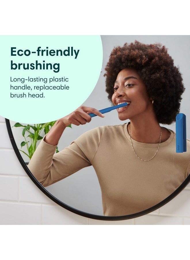 quip - Rechargeable Electric Toothbrush Sonic Toothbrush With Magnetic Charging Cable Quadrant Timer & Travel Case Ada Electric Toothbrush For Adults Travel Toothbrush Ocean Blue Plastic - Image 1