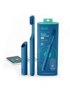 Rechargeable Electric Toothbrush Sonic Toothbrush With Magnetic Charging Cable Quadrant Timer & Travel Case Ada Electric Toothbrush For Adults Travel Toothbrush Ocean Blue Plastic