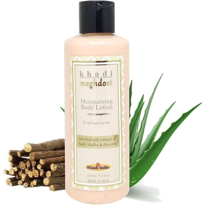 Meghdoot Khadi Meghdoot Moisturising Body Lotion 210ml (Pack of 1) - Image 1