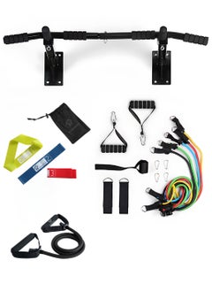 KANGAROO A set of wall pulleys and comprehensive resistance ropes with 3-level resistance band rings and a single black rope Bundle 