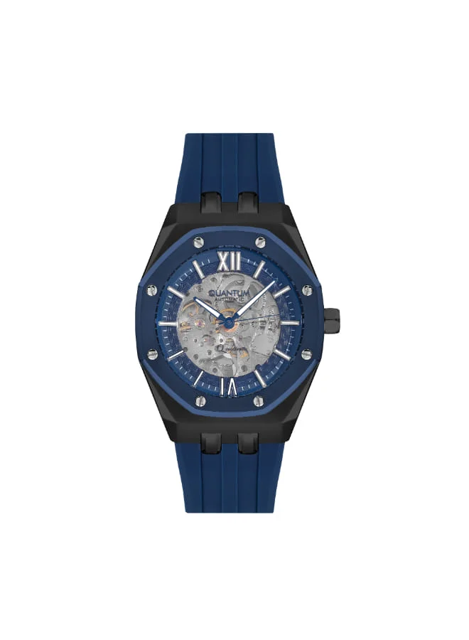 Quantum Men's Silicone Automatic Watch QMG1074.699 - 45.5 mm