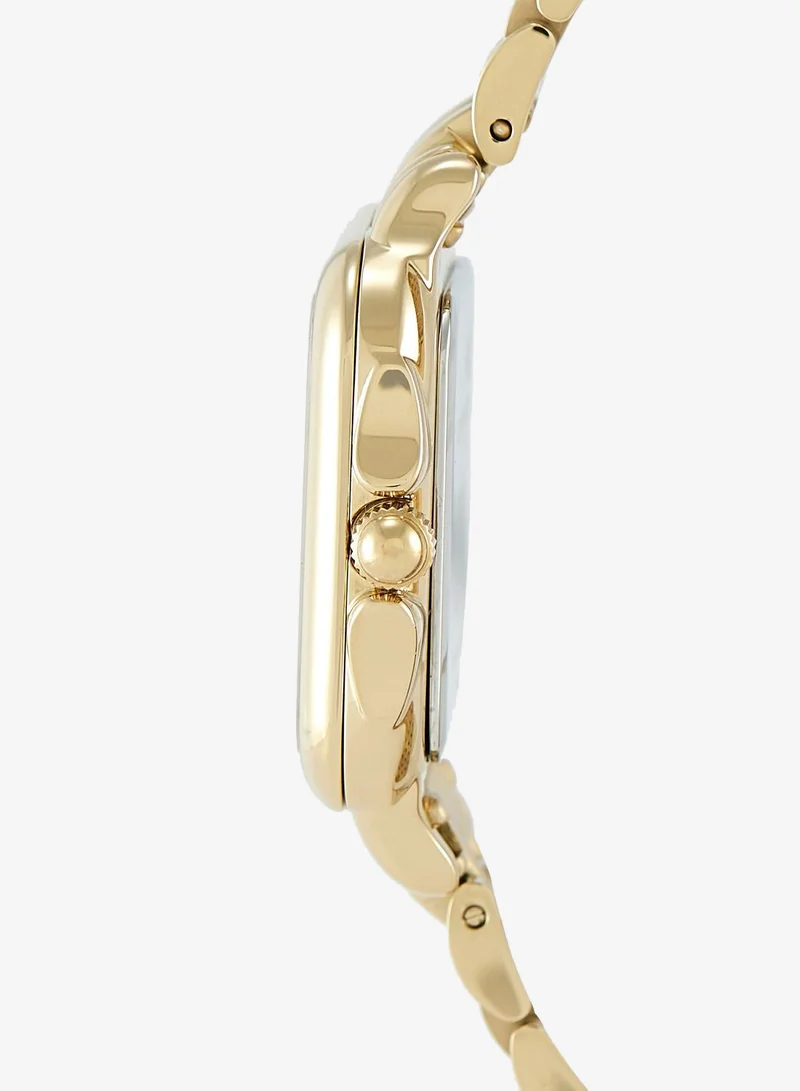 Olivia Burton  Grosvenor Collection Analog Quartz Watch For Women With Gold-Tone Stainless Steel Bracelet - 24000084 for Women | Best Price UAE