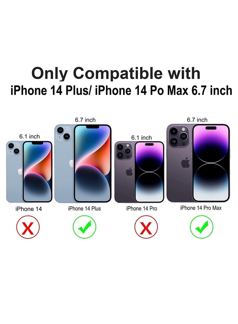 حافظة بطارية لهاتف iPhone 14 Plus، (4500، مللي أمبير) حافظة حماية محمولة قابلة لإعادة الشحن بطارية ممتدة متوافقة مع حافظة شحن iPhone 14 Plus (14 Plus 6.7 بوصة) أسود، - Image 4