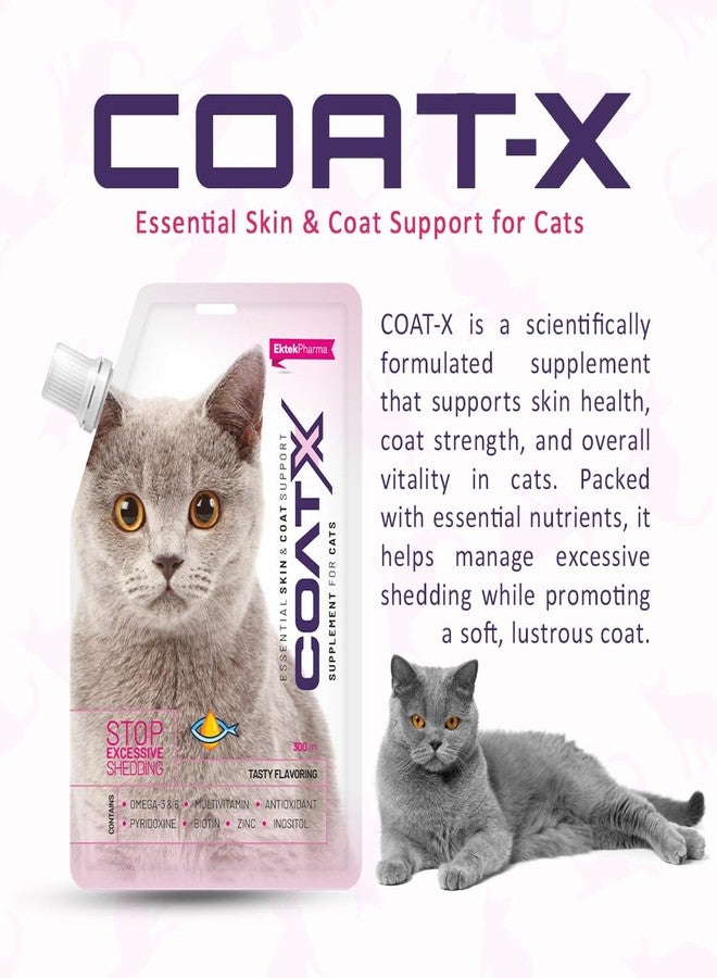 مكمل غذائي للقطط من All4pets COATX - 300 مل - إيكتيك جلوبال - Image 2
