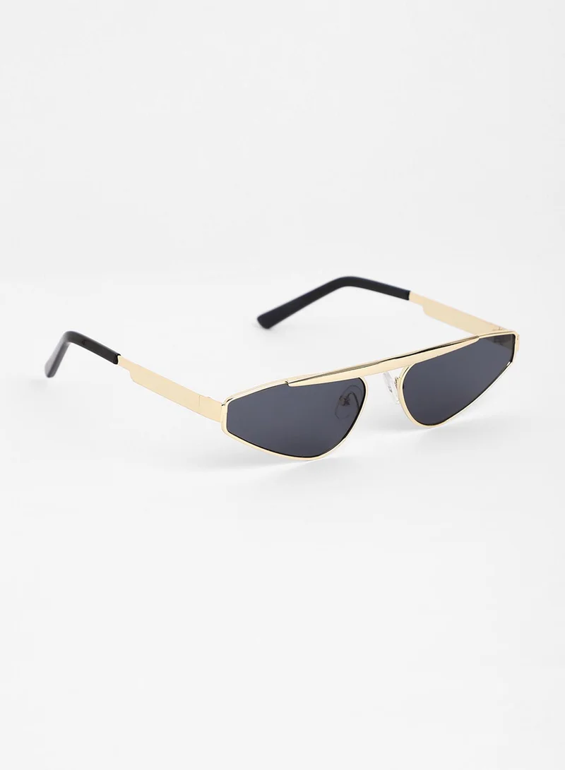صوص هاوت The Swish Cateye Sunglasses - Midnight Black