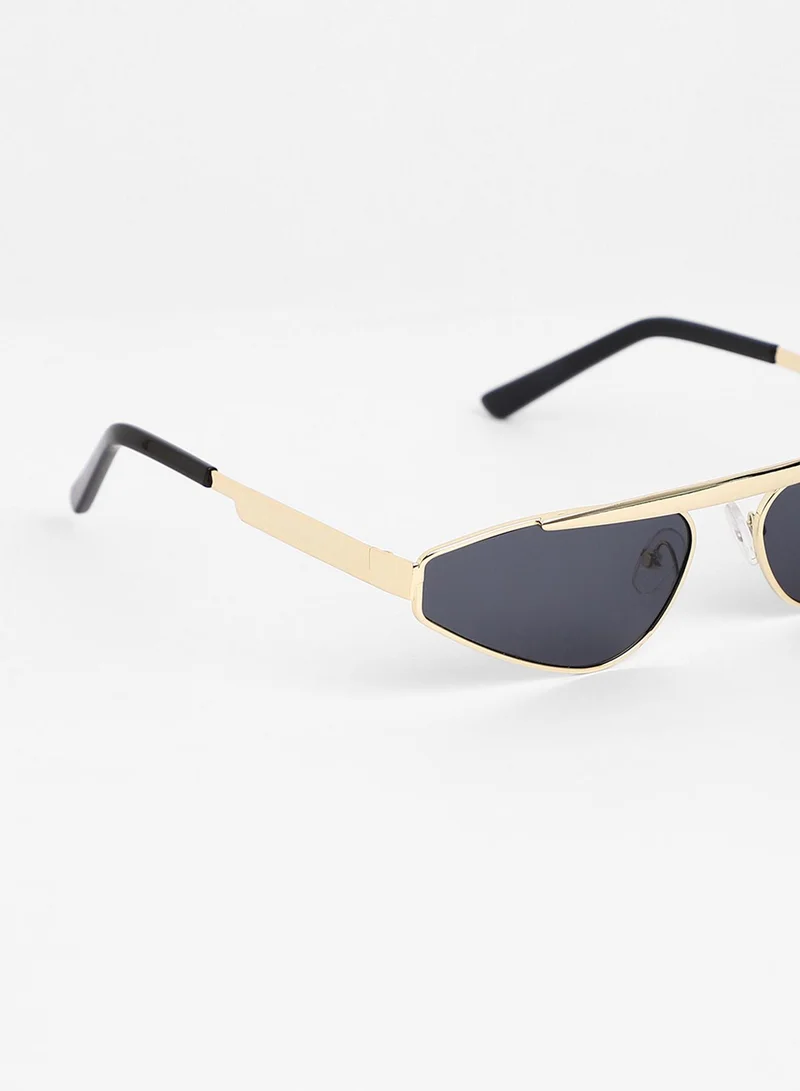 صوص هاوت The Swish Cateye Sunglasses - Midnight Black