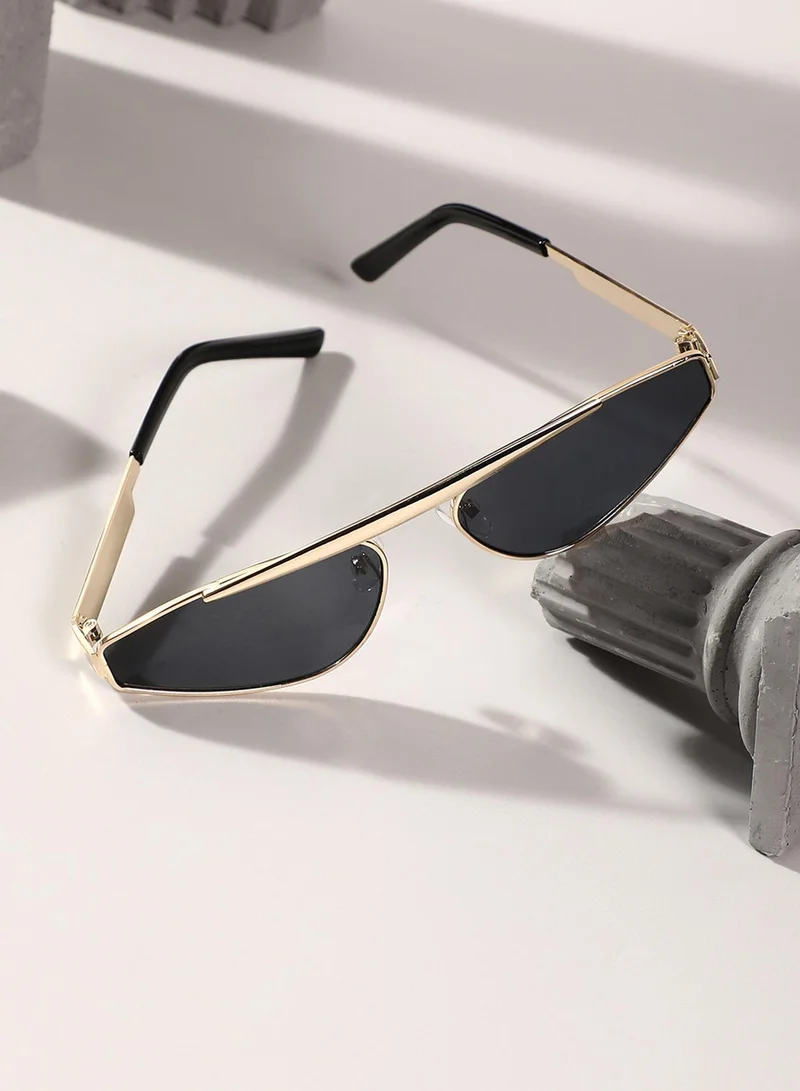 صوص هاوت The Swish Cateye Sunglasses - Midnight Black