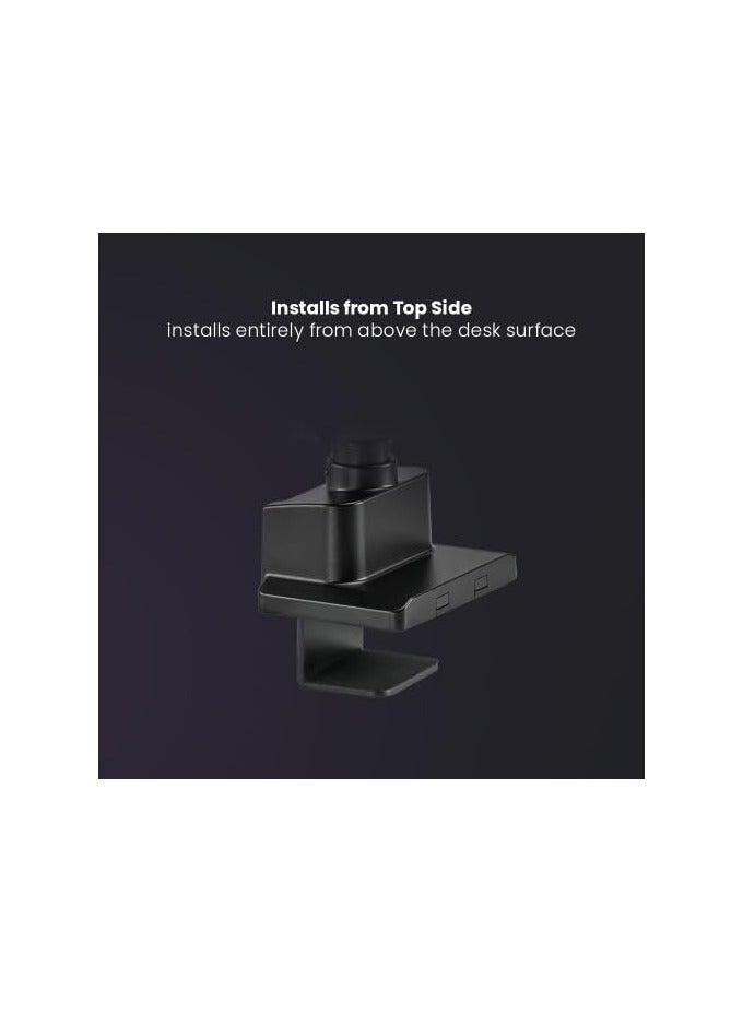 Green Tiger Triple Monitor Mount Stand - Three Height Adjustable Arms for 3 Computer Screens - Full Motion Articulating Gas Springs for 13"-30" Monitors VESA Mount - Image 4