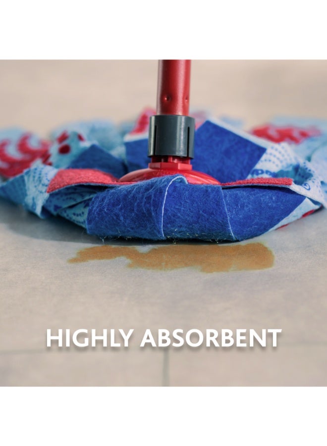 Vileda - SuperMocio Complete Set of Wringer Bucket + Mop with 3D Super Mocio 3Action Head - Image 3