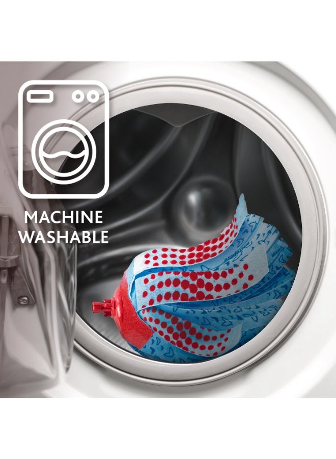 Vileda - SuperMocio Complete Set of Wringer Bucket + Mop with 3D Super Mocio 3Action Head - Image 5