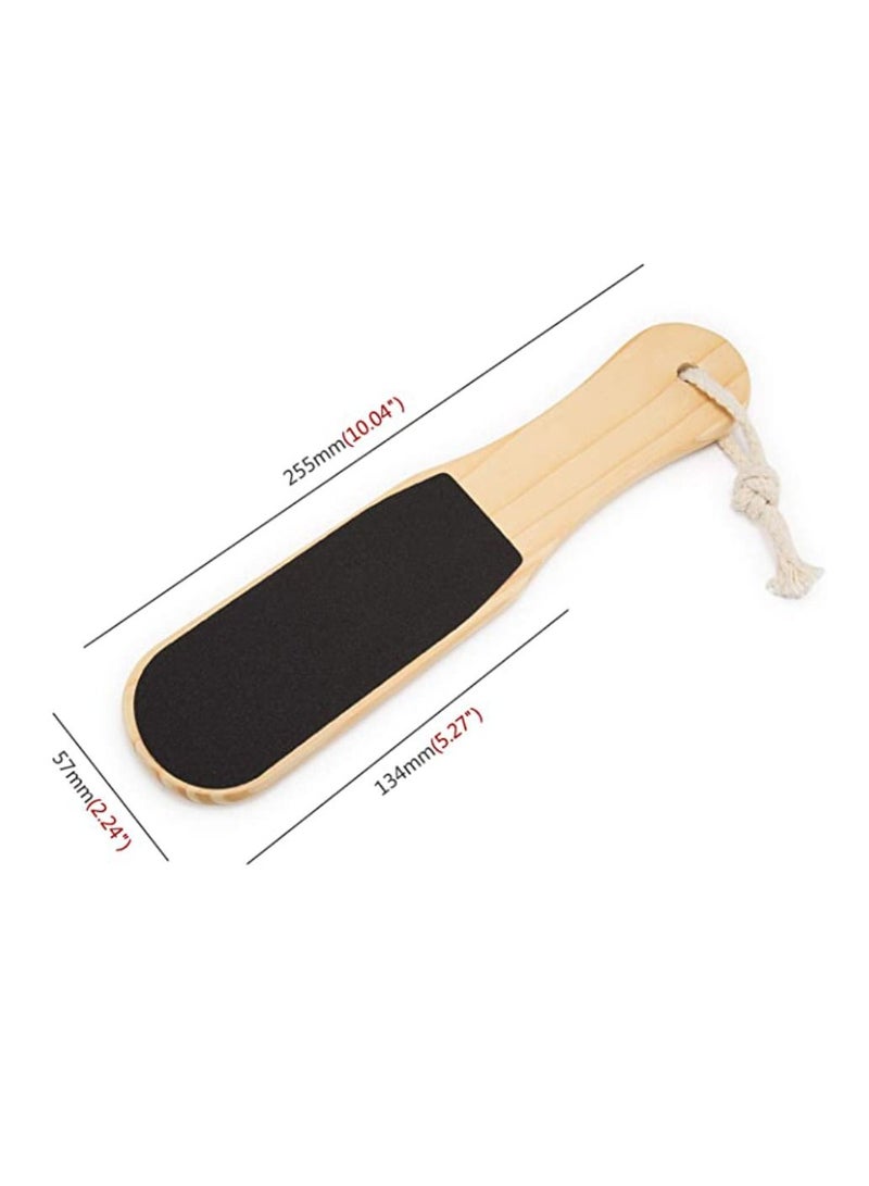 Yuwell Double Sided Foot File With Wooden Handle - Image 5