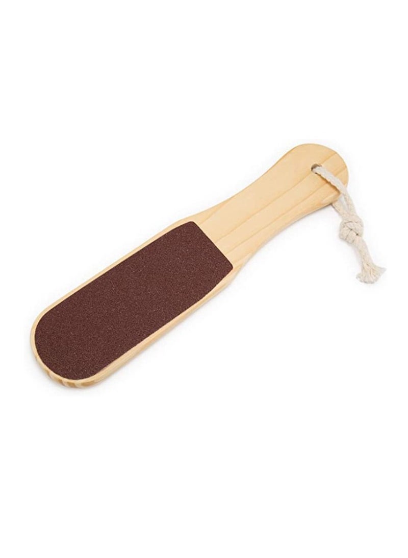 Yuwell Double Sided Foot File With Wooden Handle - Image 1